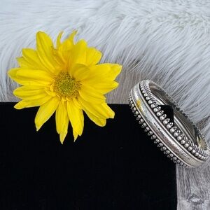 💛 BRIGHTON Telluride Collection Hinged Silver Bangle